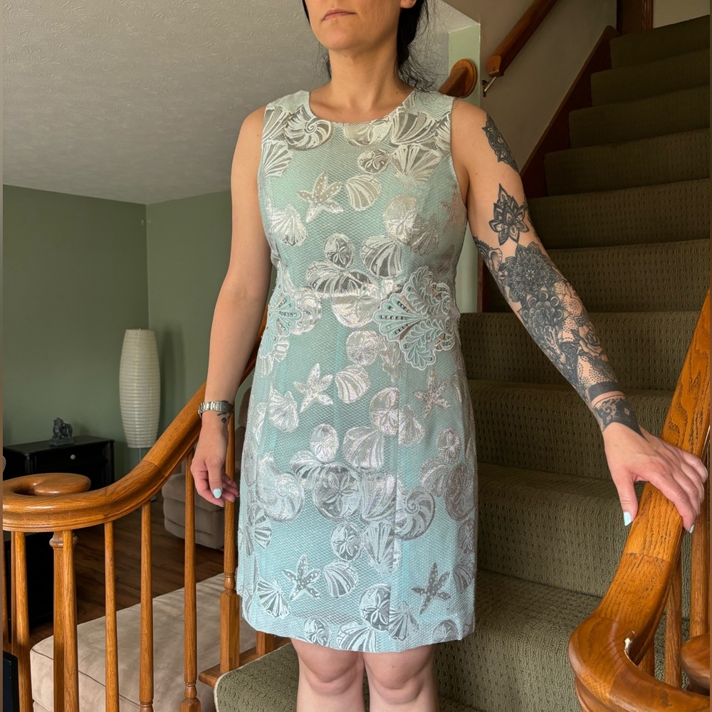 New with tags, I never got to wear sea salt tintmetallic Mila shift dress size 6